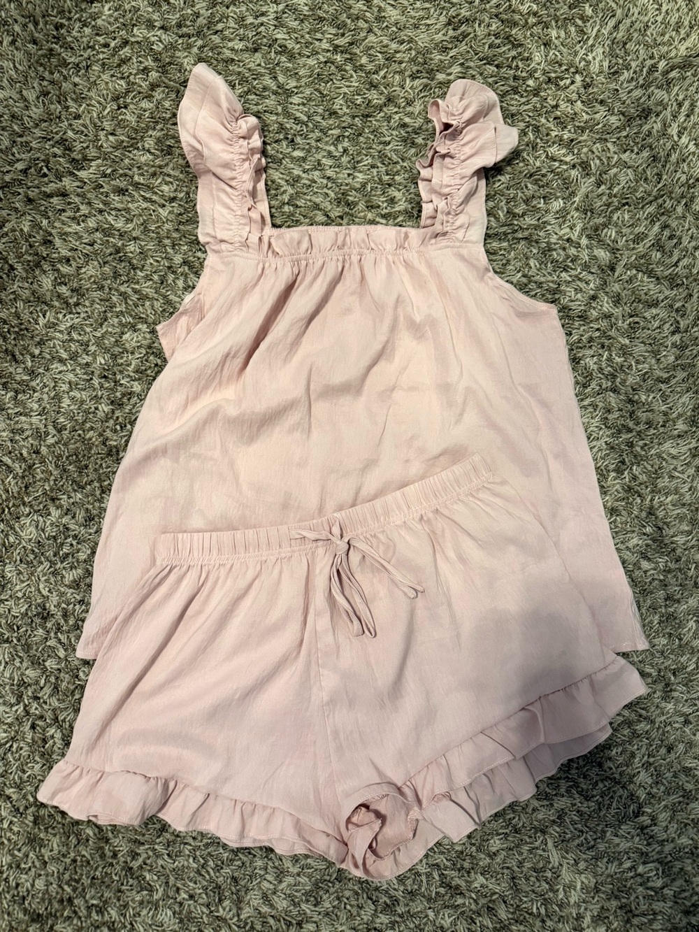 Qty 5 Pajama Sets - Top & Shorts - SHEIN - 5 colors